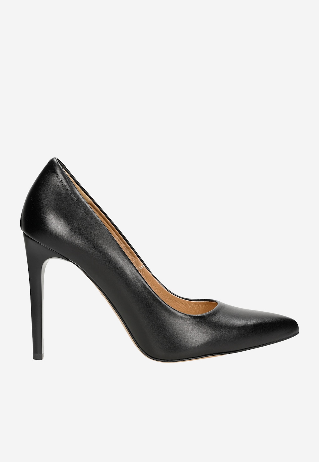 Elegantné dámske lodičky z čiernej lícovej kože pre trendy ženy 35089-51 Widok 2