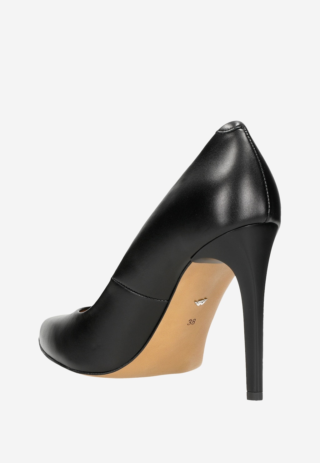 Elegantné dámske lodičky z čiernej lícovej kože pre trendy ženy 35089-51 Widok 4
