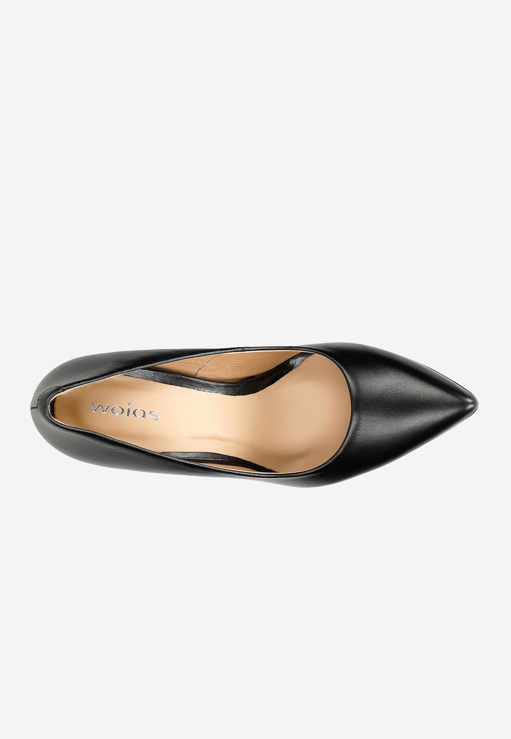 Elegantné dámske lodičky z čiernej lícovej kože pre trendy ženy 35089-51 Widok 5