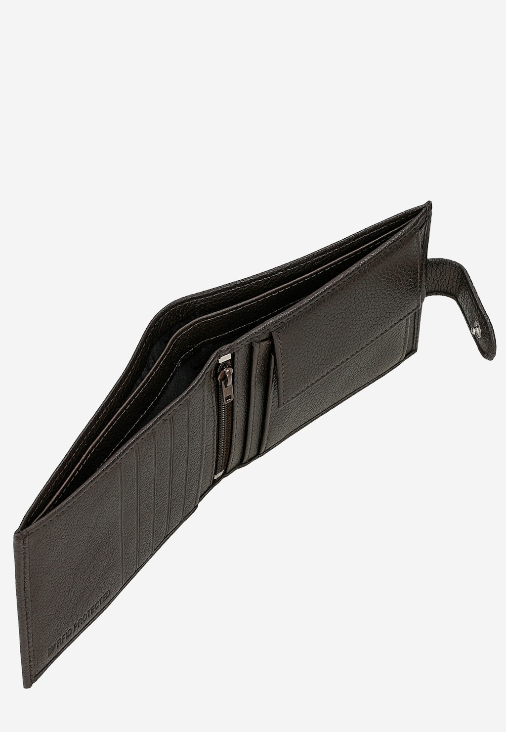 Tmavohnedá pánska peňaženka z lícnej kože 91114-52 Widok 5