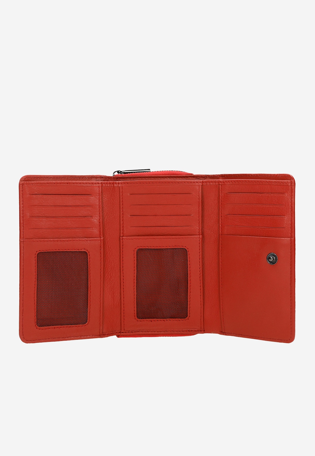 Červená dámska peňaženka z lícovej kože 91036-45 Widok 5