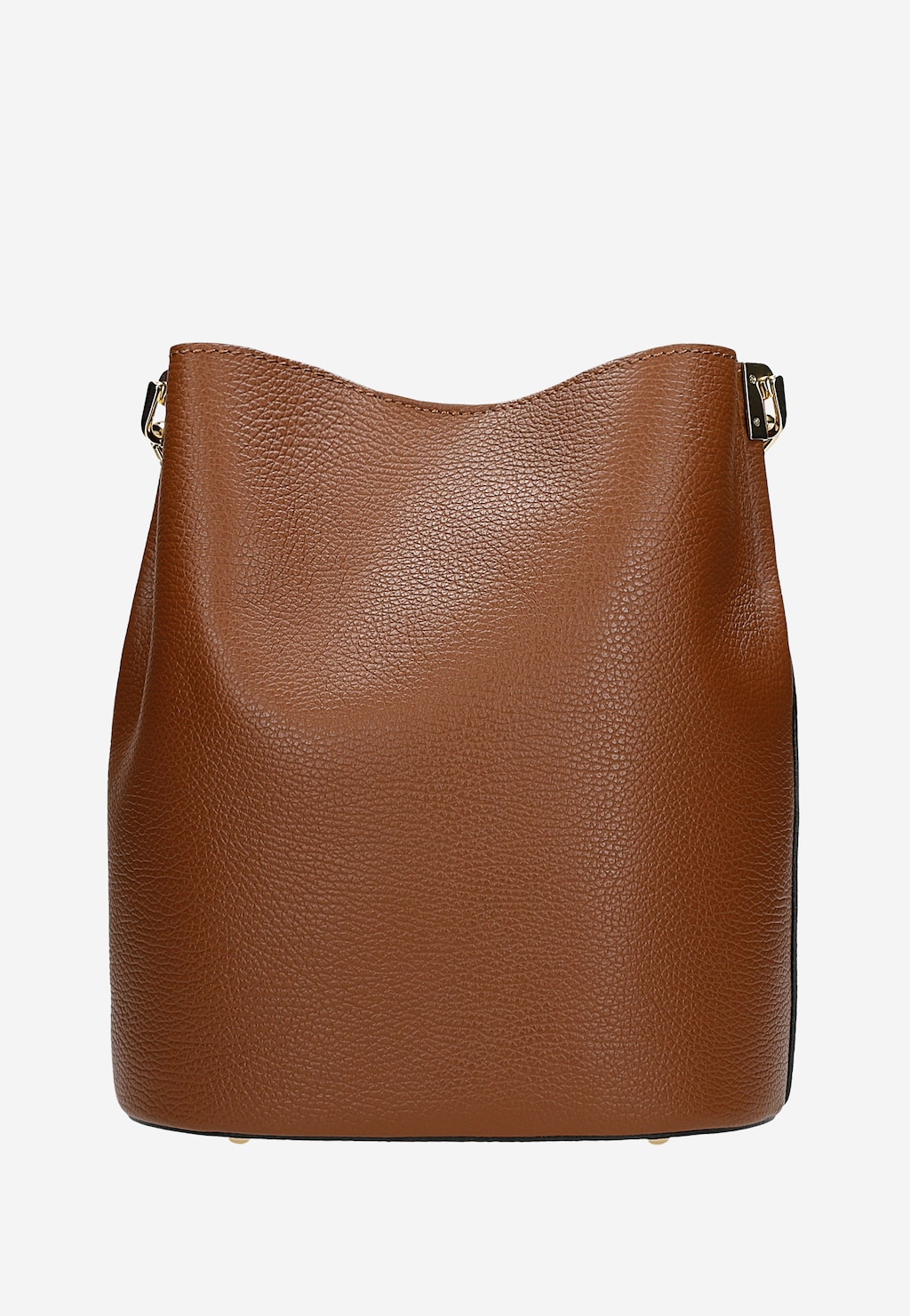 Hnedá kožená kabelka kufrík s odnímateľným popruhom 80434-53 Widok 4