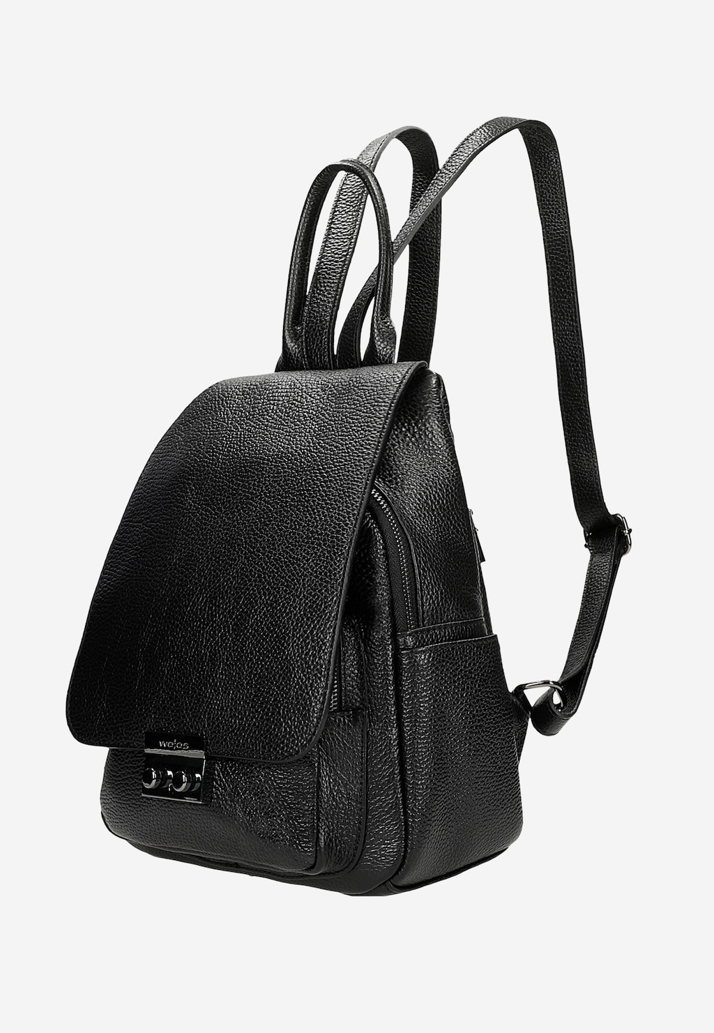 Kvalitní kožený dámský batoh v černém provedení 80264-71 Widok 3