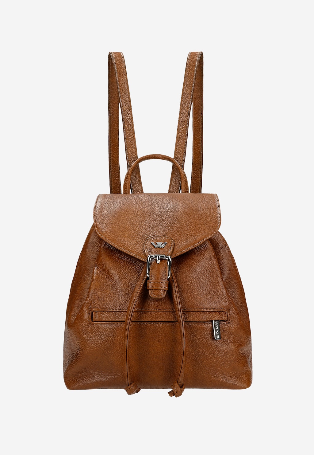 Hnědý dámský batoh z lícové kůže 80119-53 Widok 2