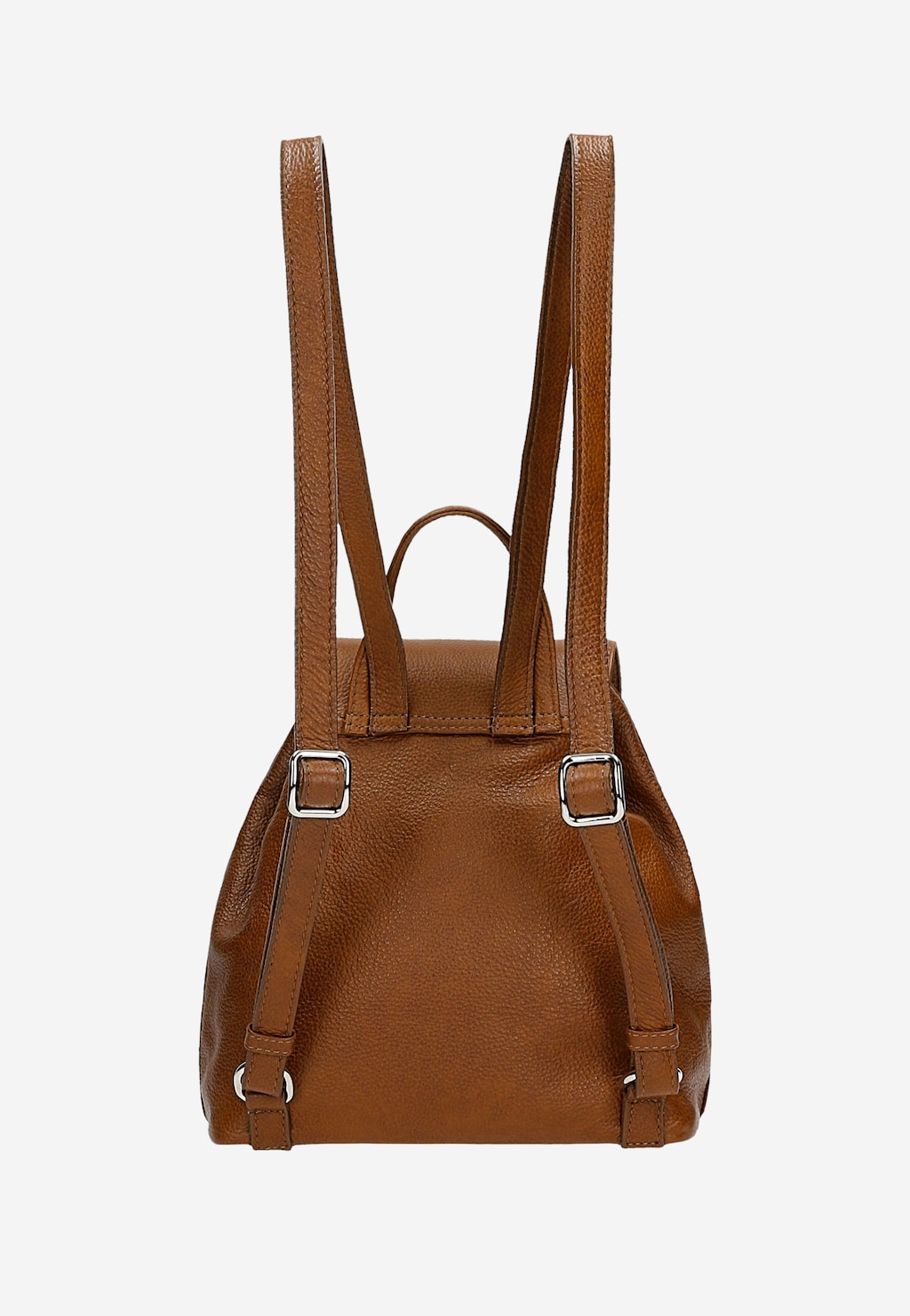 Hnědý dámský batoh z lícové kůže 80119-53 Widok 4