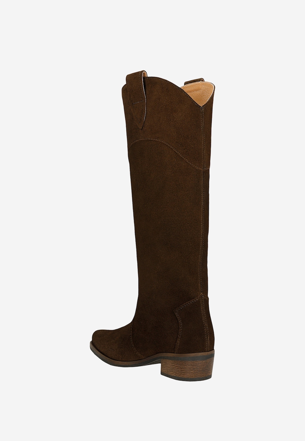 Hnedé dámske kovbojky zo semiša 71039-62 Widok 4