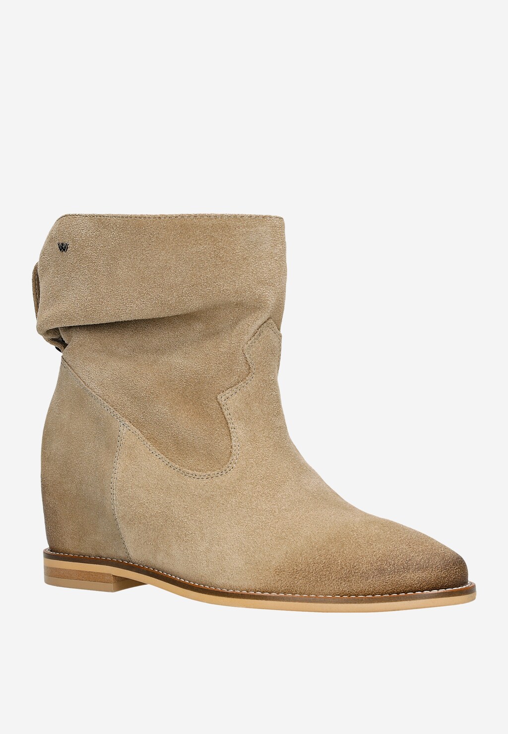 Bledohnedé členkové čižmy na prechodné obdobia 55098-64 Widok 3