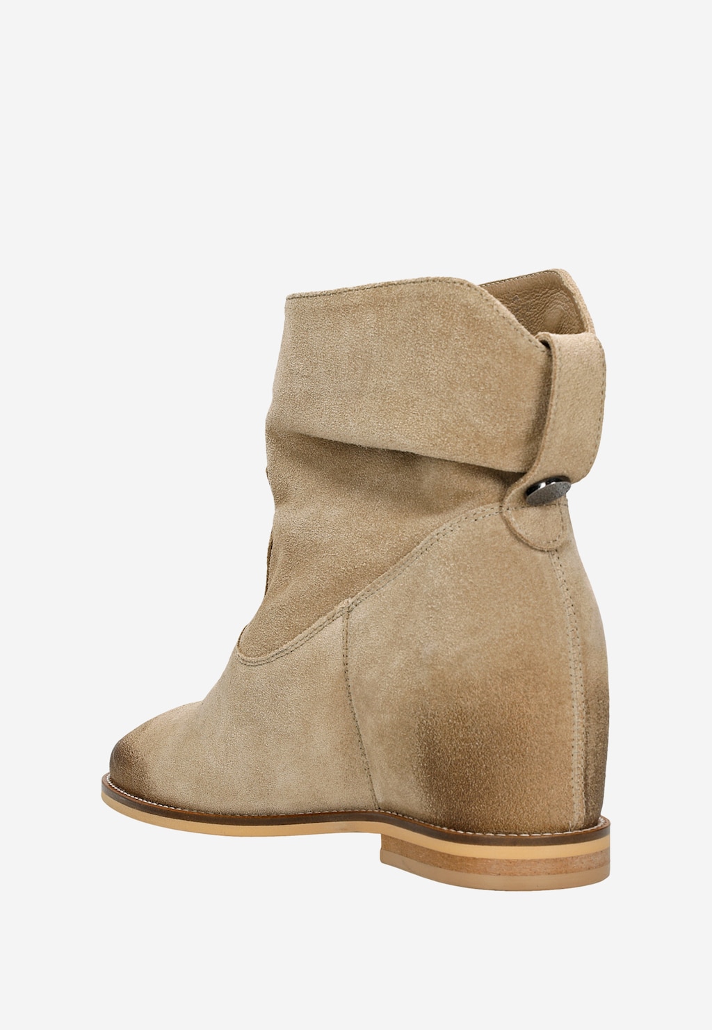 Bledohnedé členkové čižmy na prechodné obdobia 55098-64 Widok 4