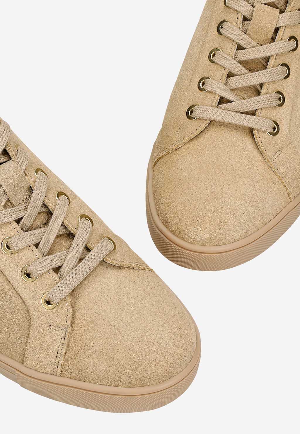 Béžové dámské tenisky na šněrování 46019-64 Widok 7