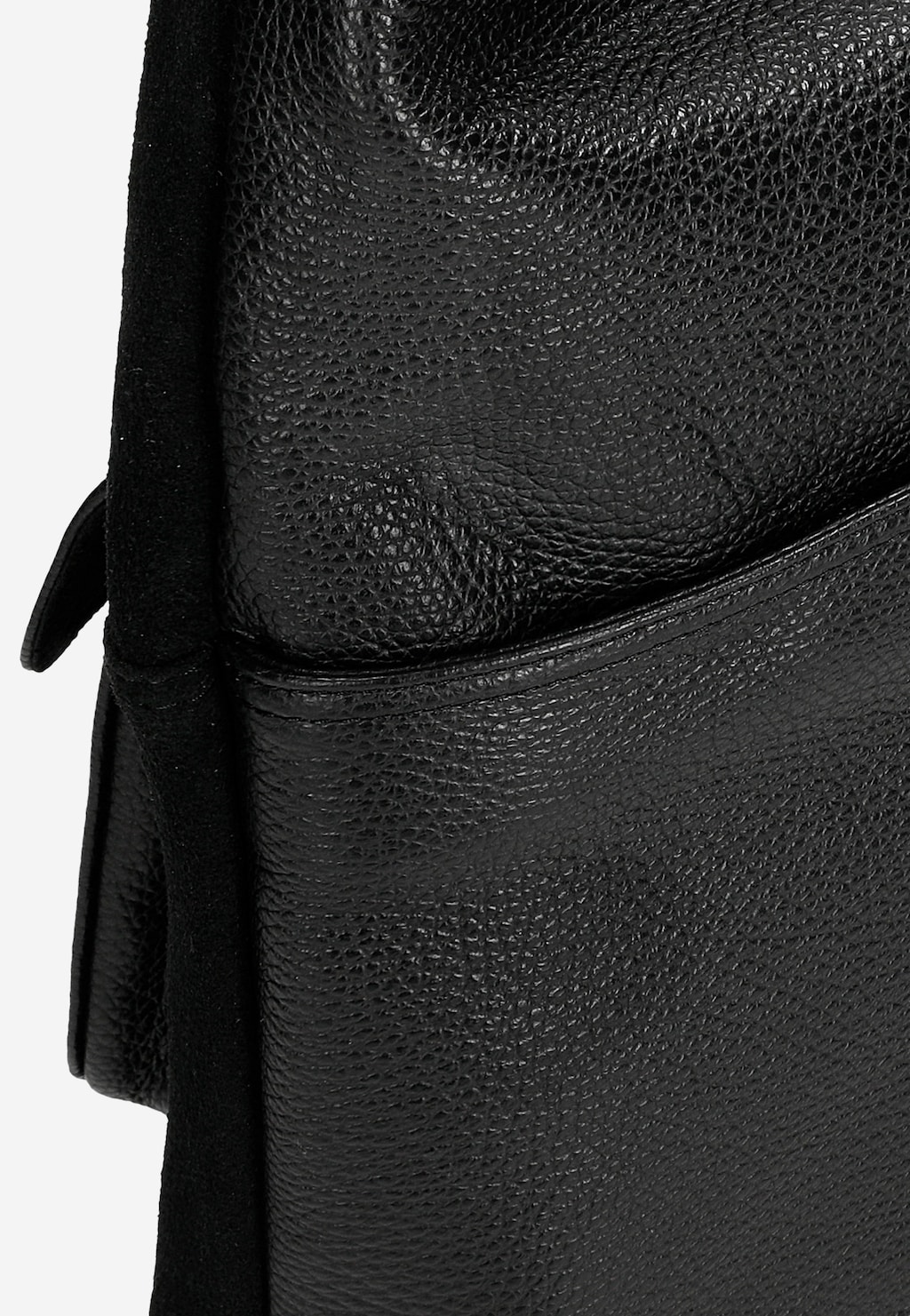 Černá kabelka z kombinované kůže 9819-71 Widok 8