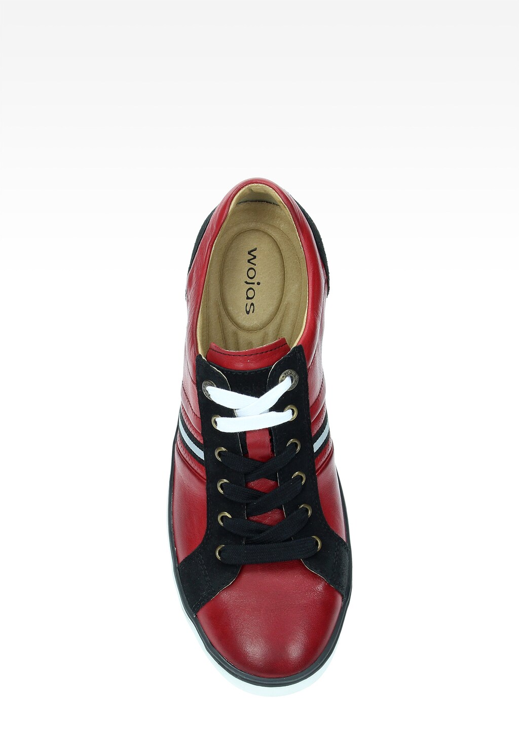 Czerwone męskie półbuty 5031-75 Widok 2