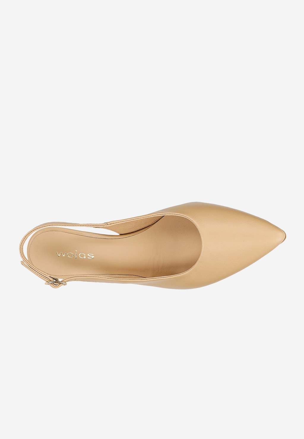 Béžové lodičky s otevřenou patou 35162-54 Widok 4