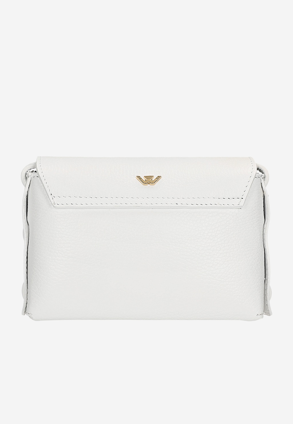 Bílá společenská kabelka z pravé kůže 80190-50 Widok 3