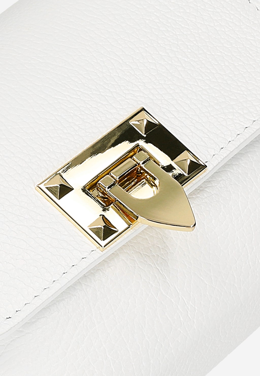 Bílá společenská kabelka z pravé kůže 80190-50 Widok 6