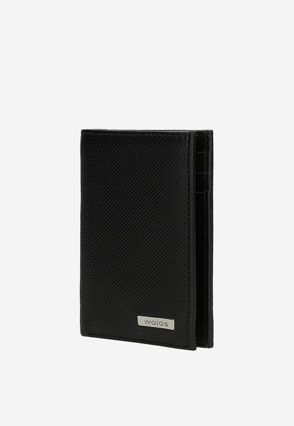 Černá kožená peněženka na karty 91110-51 Widok 2