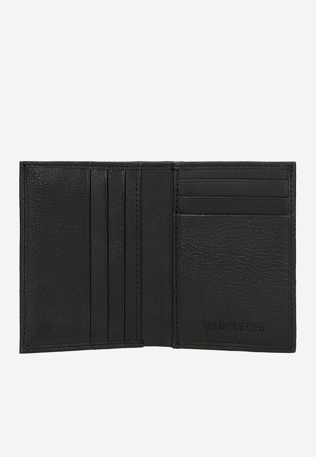Černá kožená peněženka na karty 91110-51 Widok 4