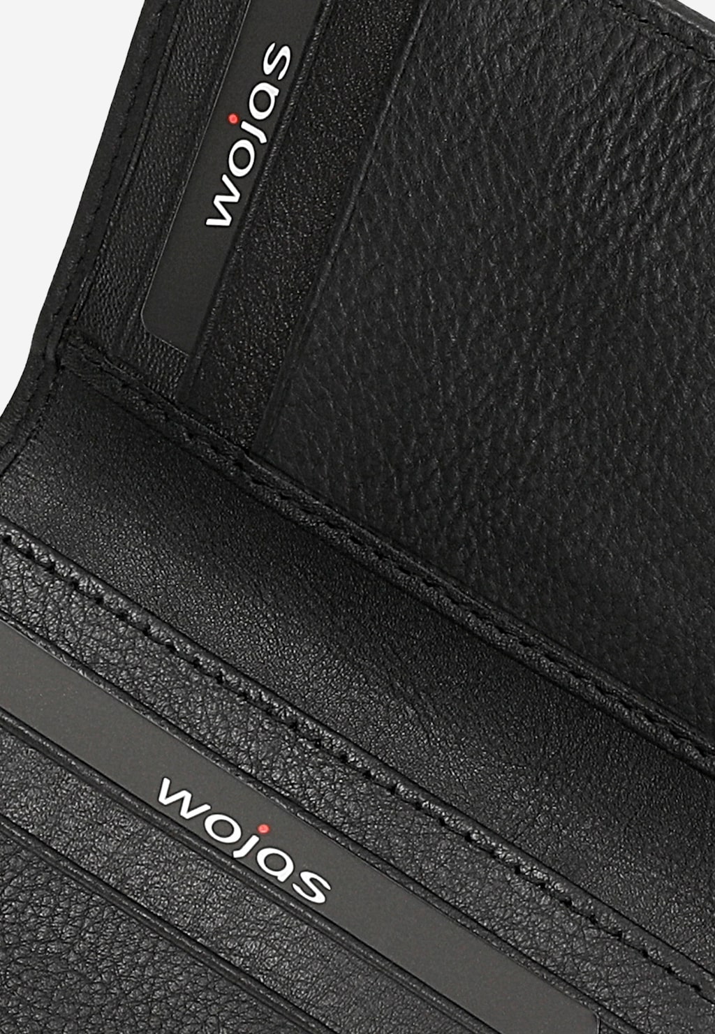 Černá kožená peněženka na karty 91110-51 Widok 7