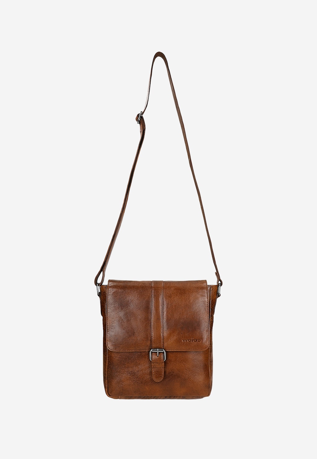 Světle hnědá kožená pánská taška přes rameno 90026-53 Widok 4