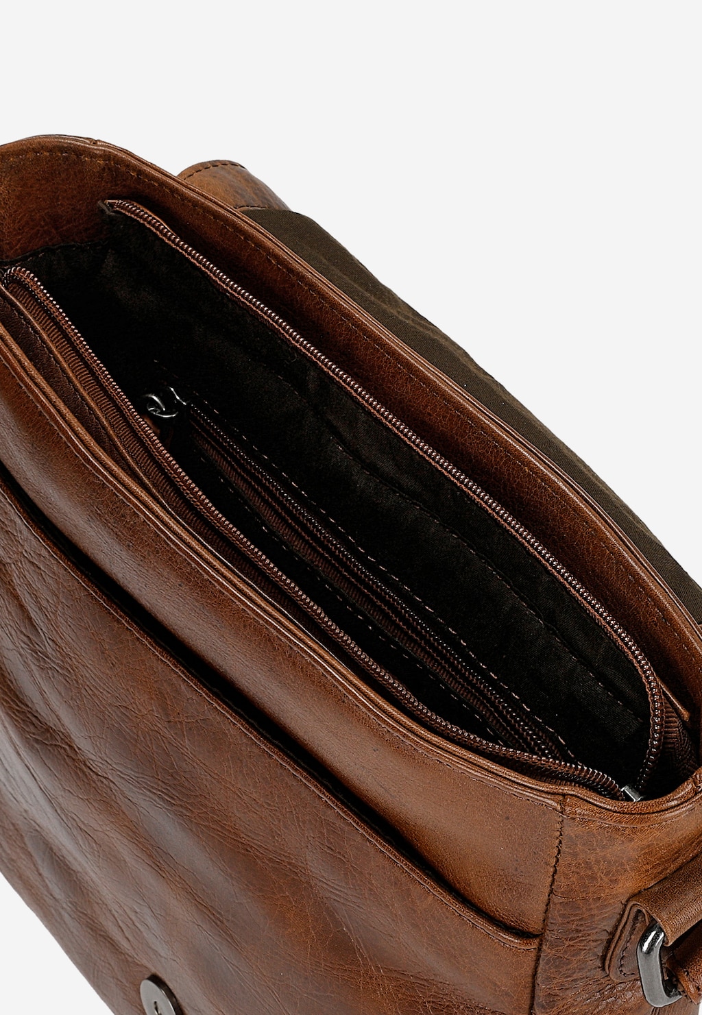 Světle hnědá kožená pánská taška přes rameno 90026-53 Widok 5