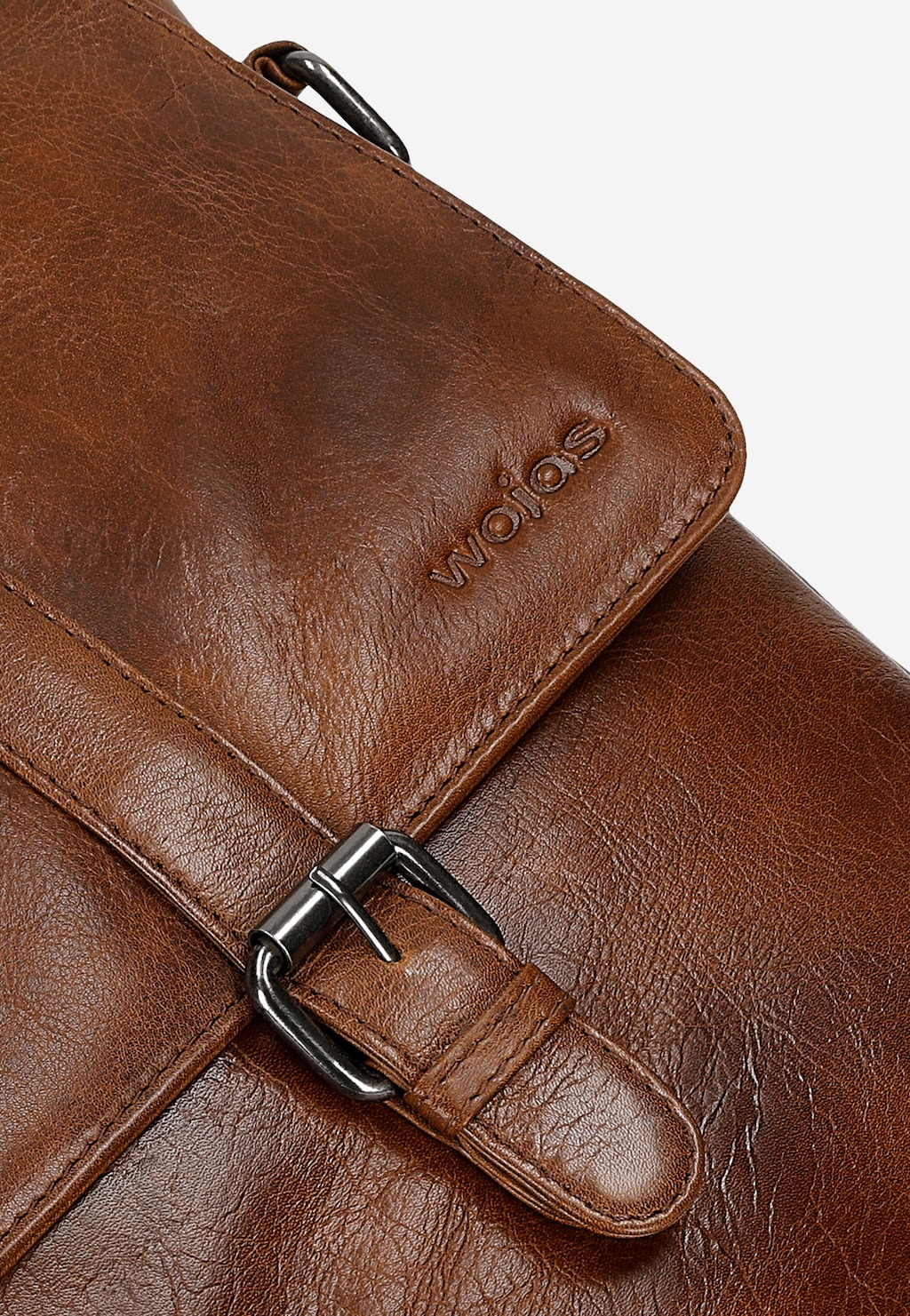 Světle hnědá kožená pánská taška přes rameno 90026-53 Widok 6