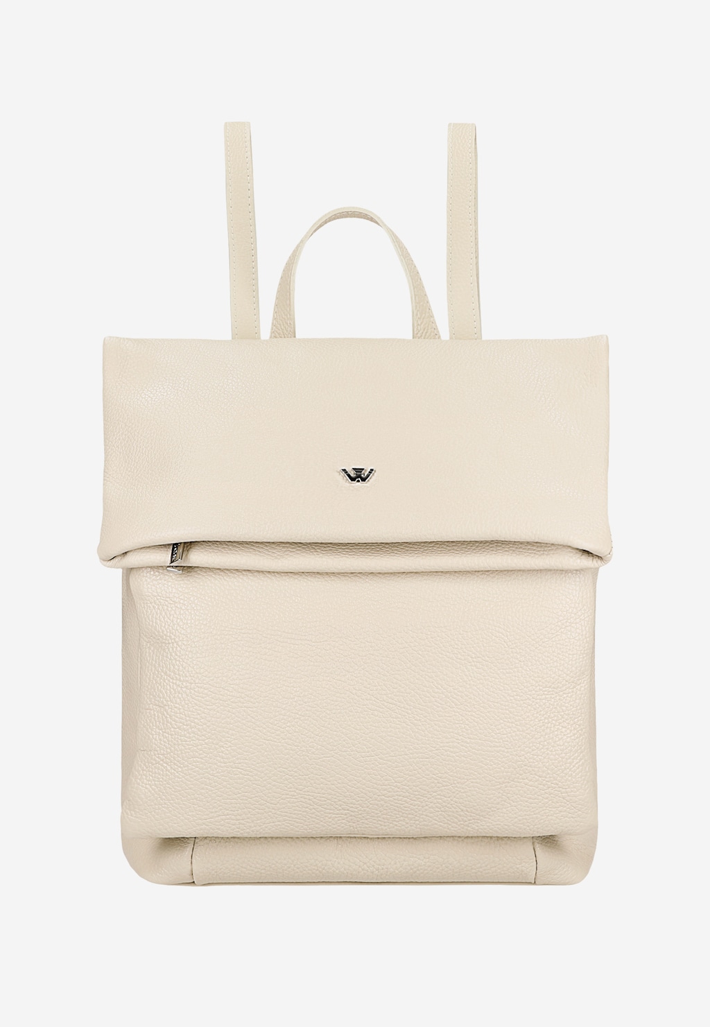 Kožený dámský batoh ve světle béžové barvě 80435-44 Widok 1