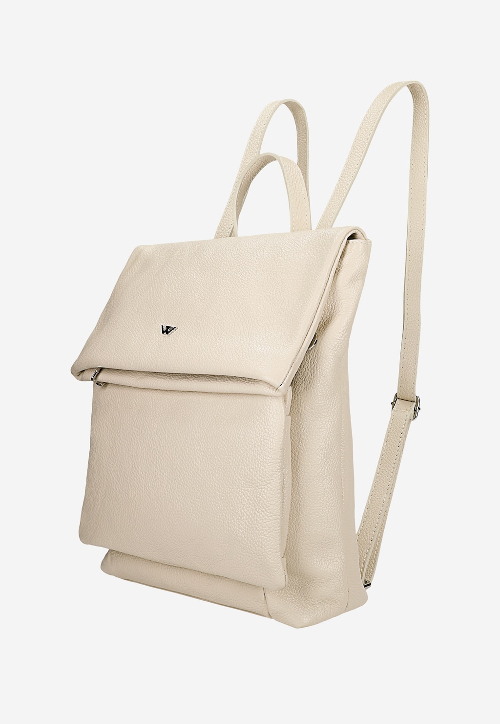 Kožený dámský batoh ve světle béžové barvě 80435-44 Widok 2