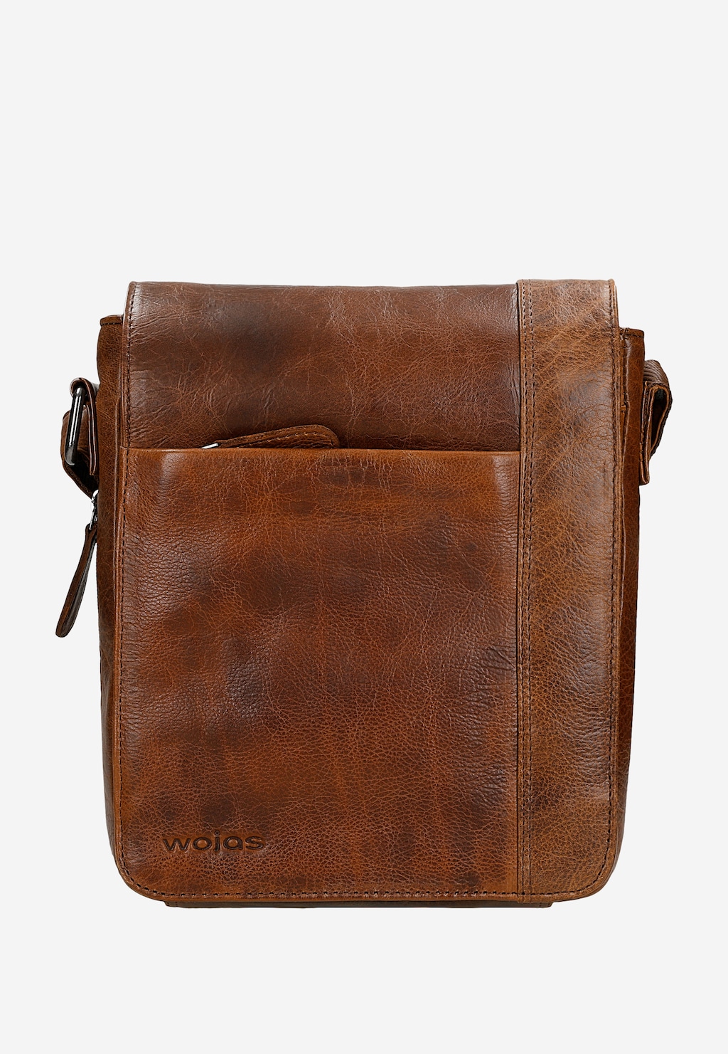 Malá hnedá kožená pánska taška na rameno 90029-53 Widok 1