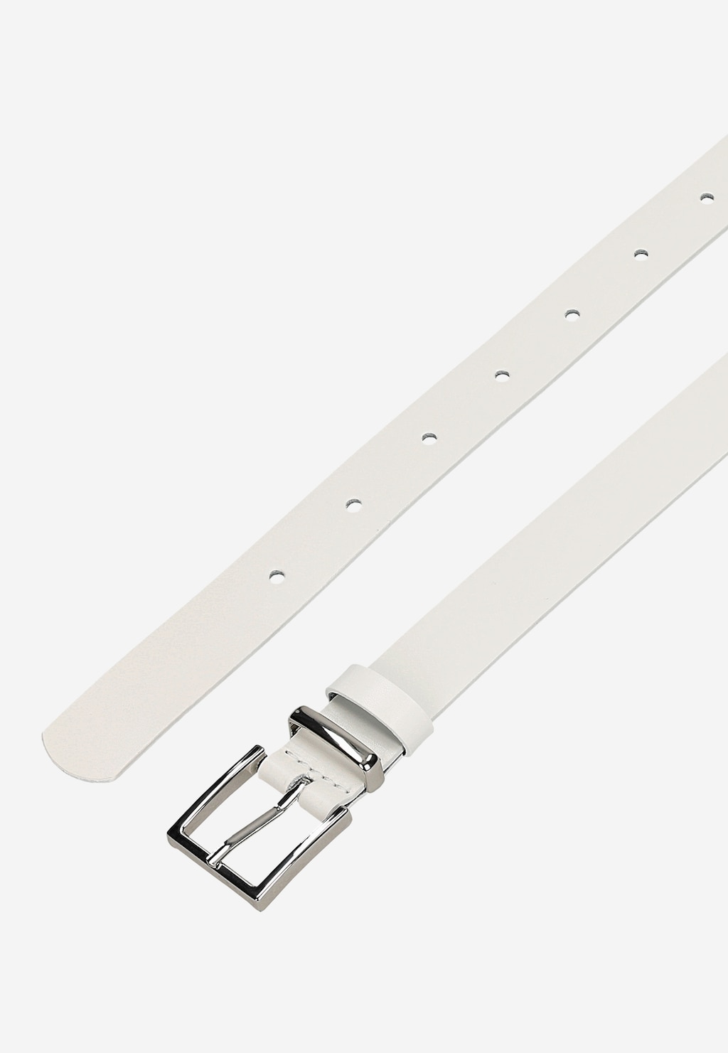 Bílý dámský opasek 9961-59 Widok 4