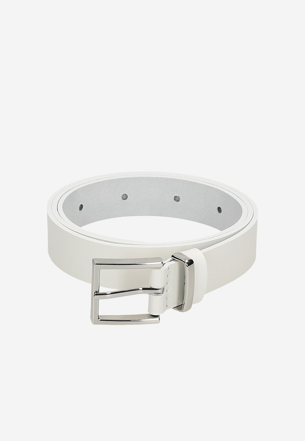 Bílý dámský opasek 9961-59 Widok 5