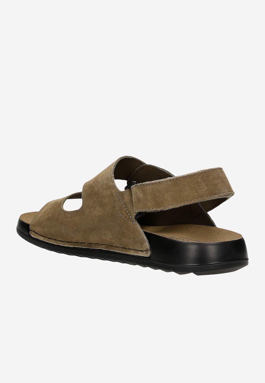 Béžové pánske sandále z nubuku z línie Comfort 29020-24 Widok 3