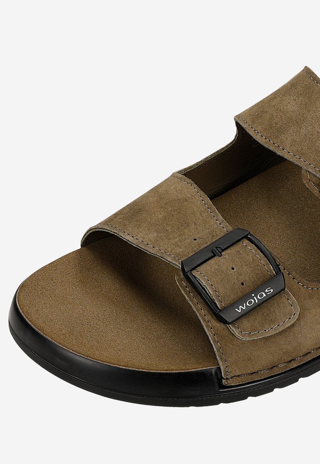 Béžové pánske sandále z nubuku z línie Comfort 29020-24 Widok 6