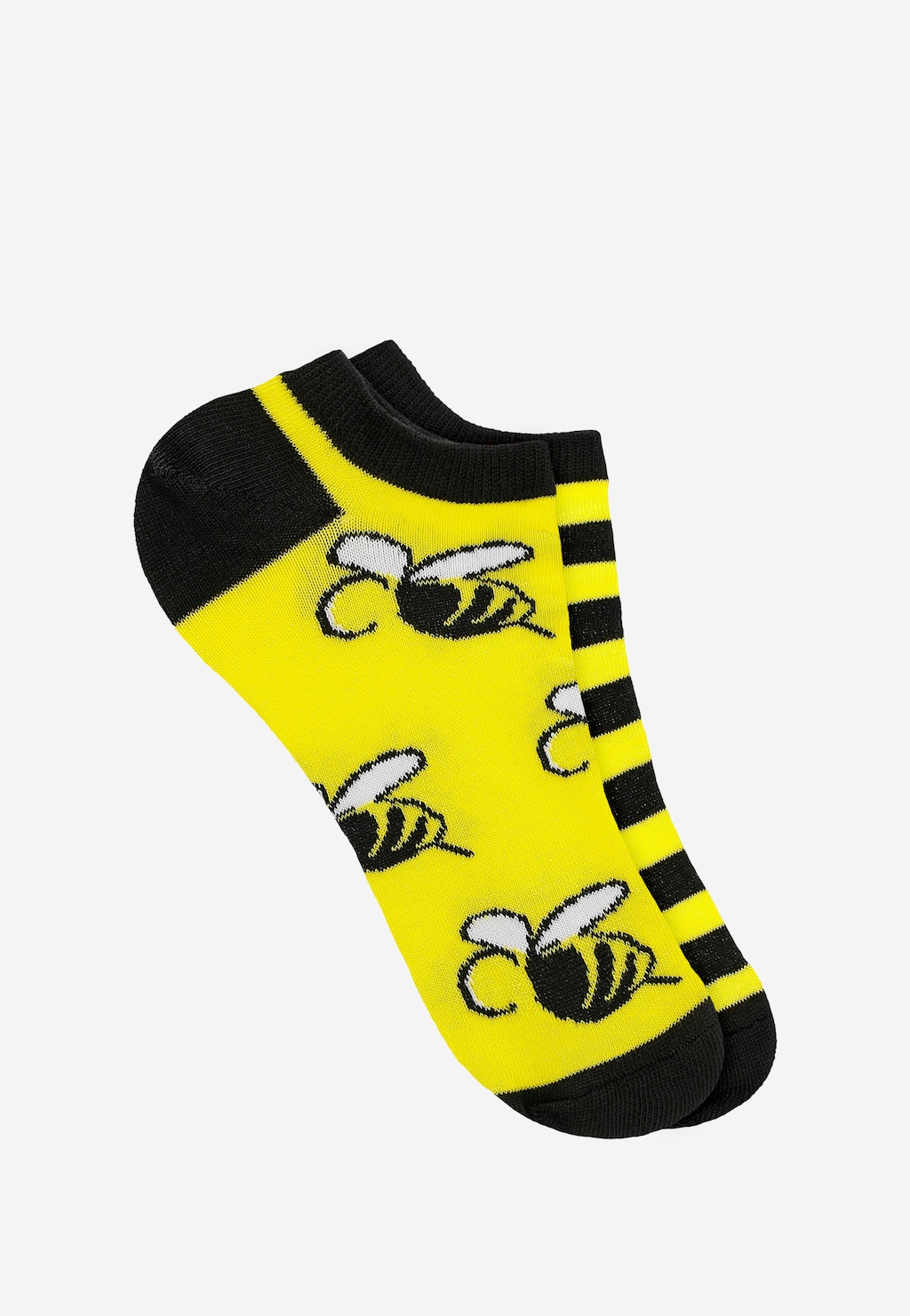 Žlto-čierne ponožky s včelkami 97068-88 Widok 1