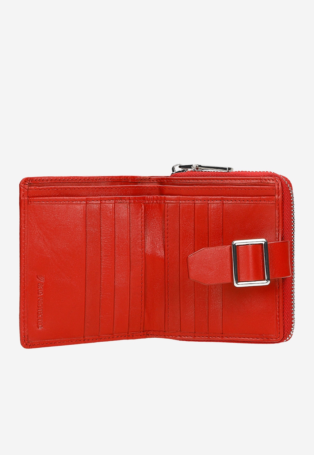 Malá červená dámská peněženka z kůže 91106-55 Widok 4