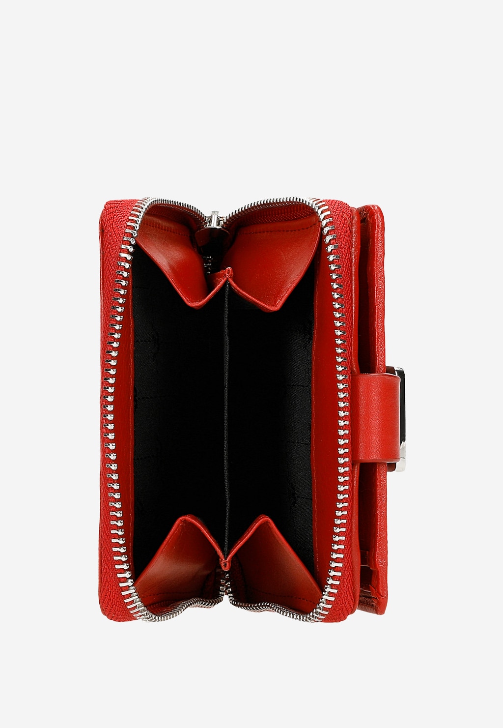 Malá červená dámská peněženka z kůže 91106-55 Widok 5