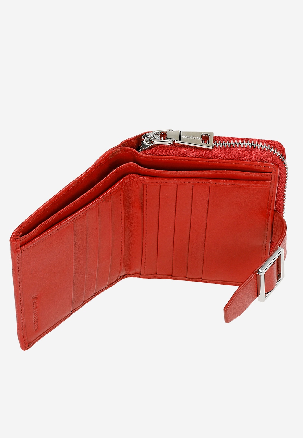 Malá červená dámská peněženka z kůže 91106-55 Widok 6