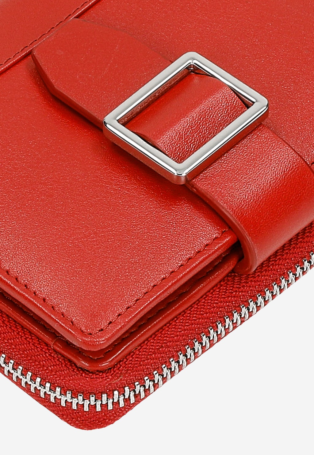 Malá červená dámská peněženka z kůže 91106-55 Widok 7