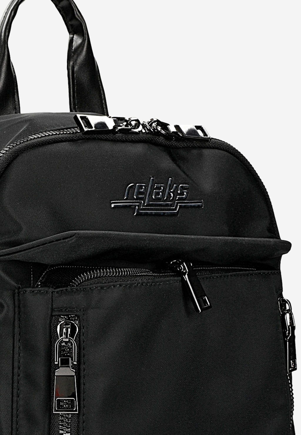 Čierny mestský ruksak RELAKS R90004-11 Widok 5