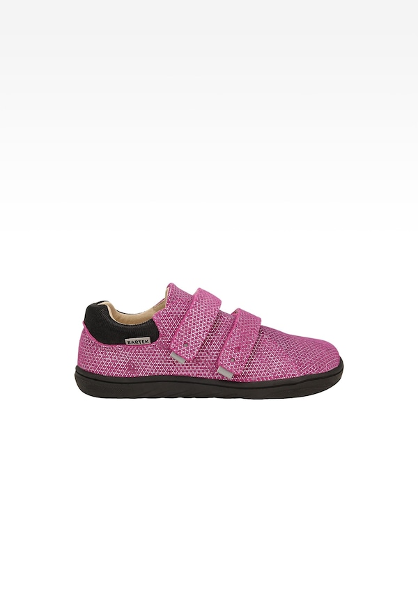 Różowe półbuty barefoot z mieniącym się wzorem BARTEK 83005-65