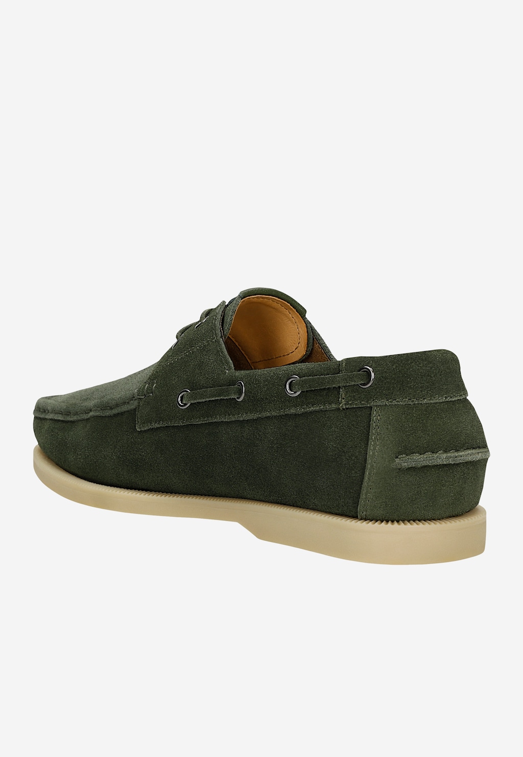 Zelené pánske námornícke mokasíny 10256-67 Widok 3