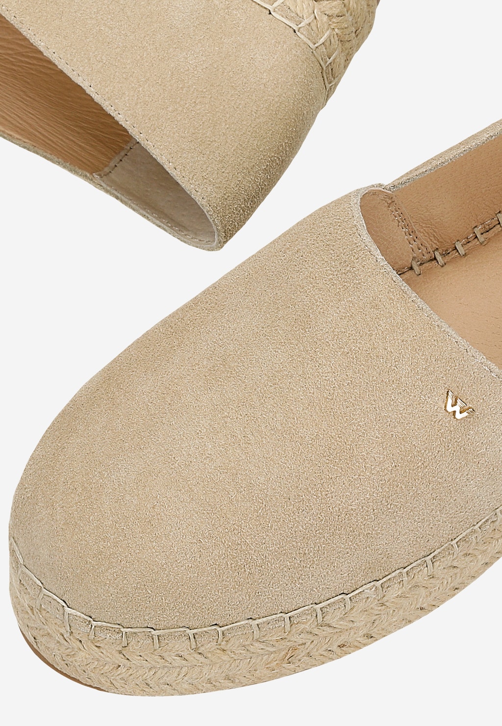 Béžové dámske espadrilky na platforme 46324-64 Widok 6