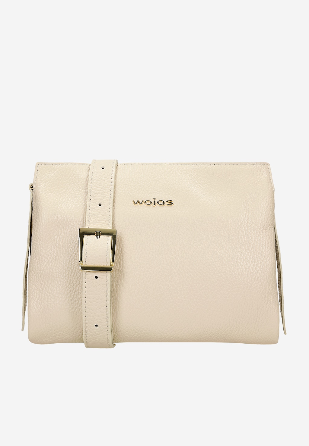 Malá béžová dámská kabelka z lícové kůže 80417-54 Widok 1