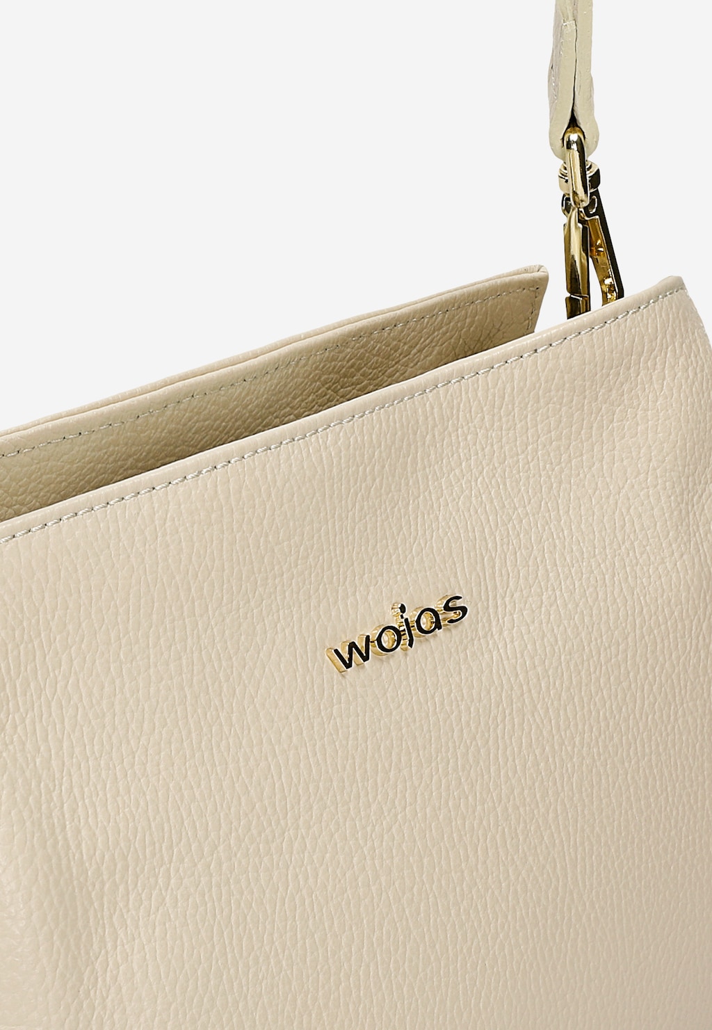 Malá béžová dámská kabelka z lícové kůže 80417-54 Widok 7