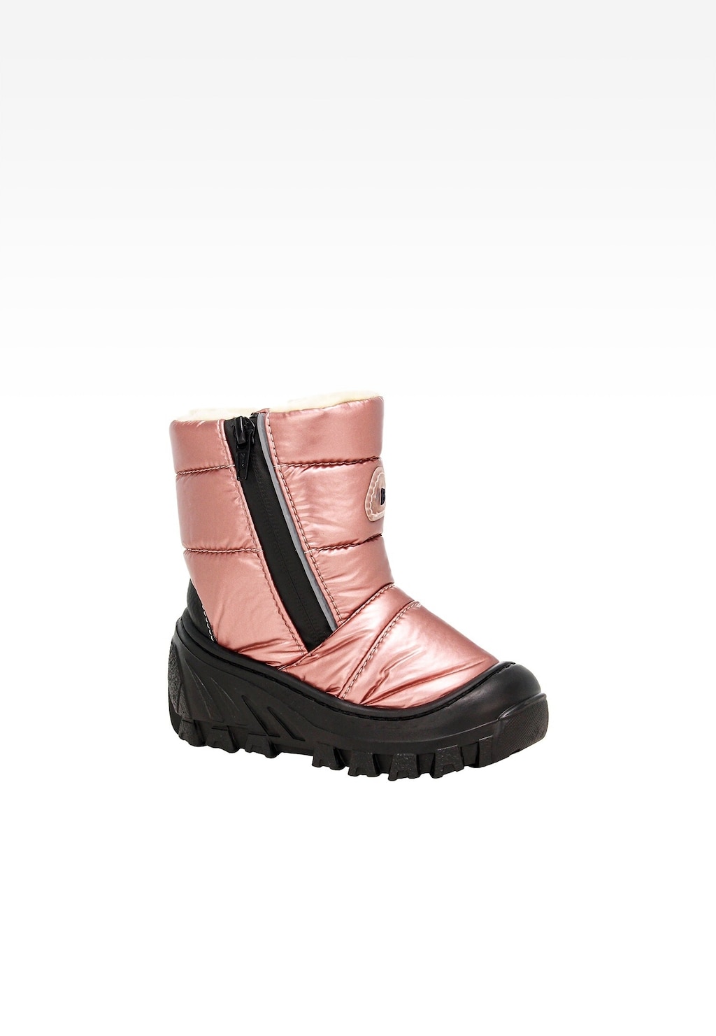 Sněhule pro dívky v barvě růžovo-zlaté BARTEK 116250-03 Widok 2