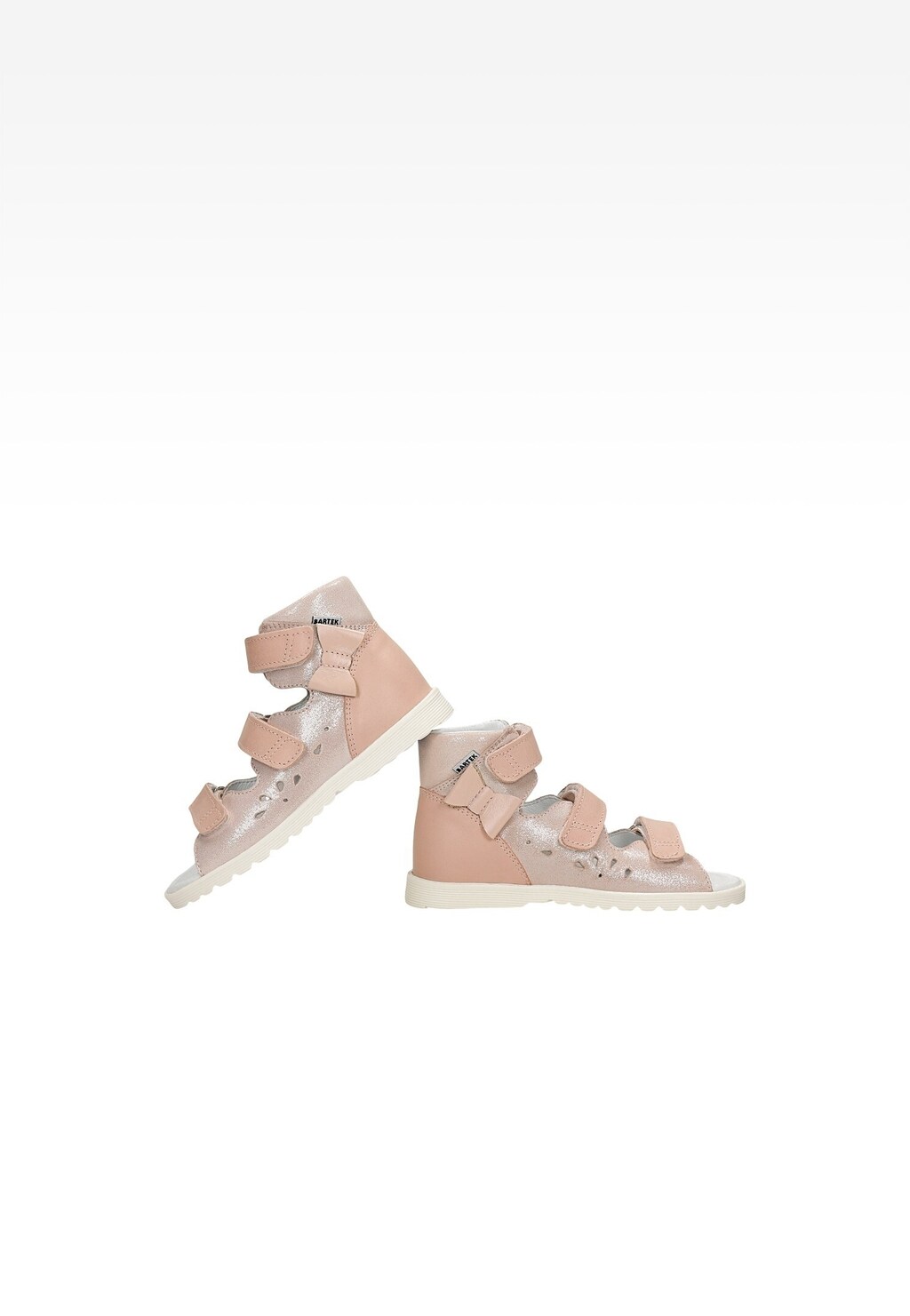 Uzavřené sandály z pravé kůže pro dívky BARTEK 86803-029 Widok 6