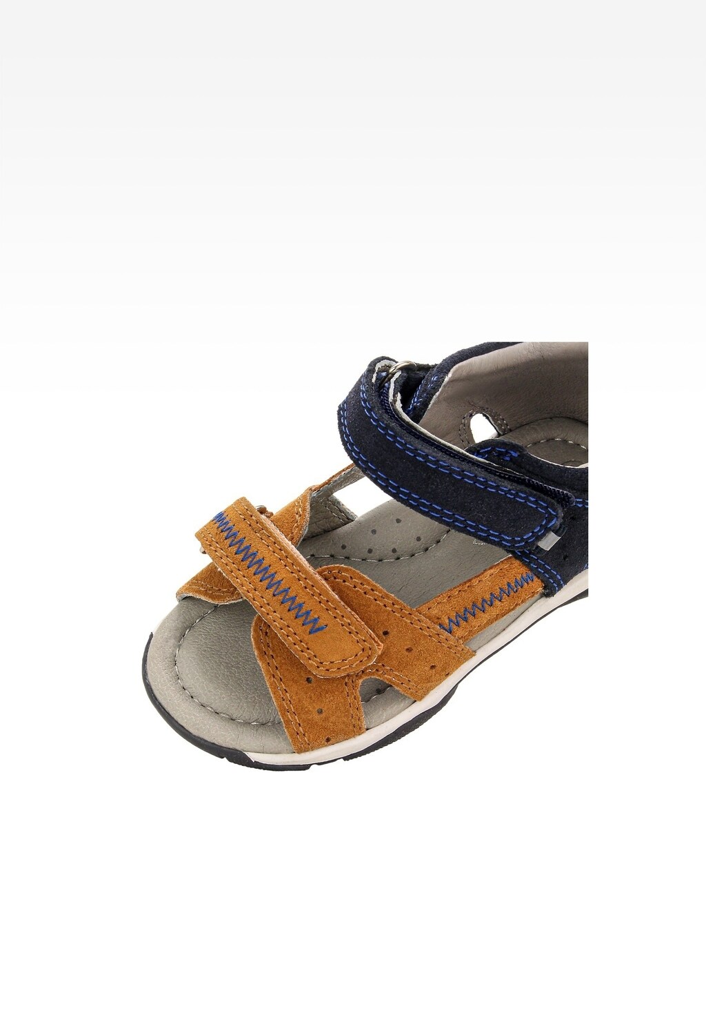Tmavě modro-hnědé sandály pro chlapce BARTEK 84409-63 Widok 9