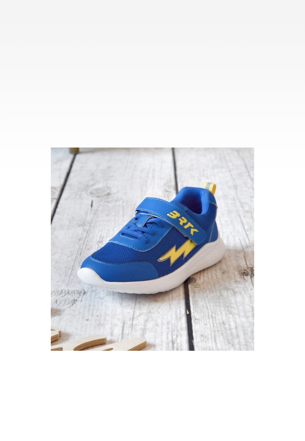 Modré tenisky BARTEK so žltým bleskovým vzorom 87006-16 Widok 9