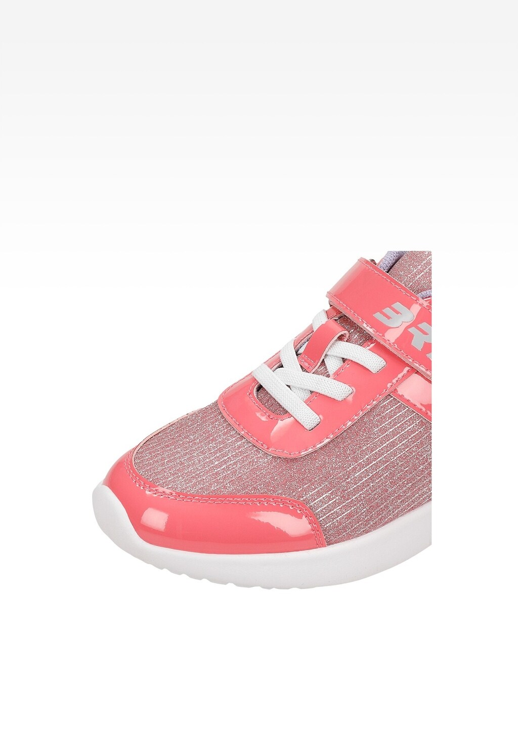 BARTEK růžové tenisky pro dívky s lesklým materiálem 87005-15 Widok 8