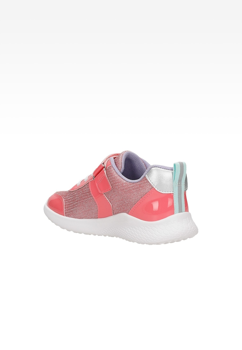 BARTEK růžové tenisky pro dívky s lesklým materiálem 87005-15 Widok 3