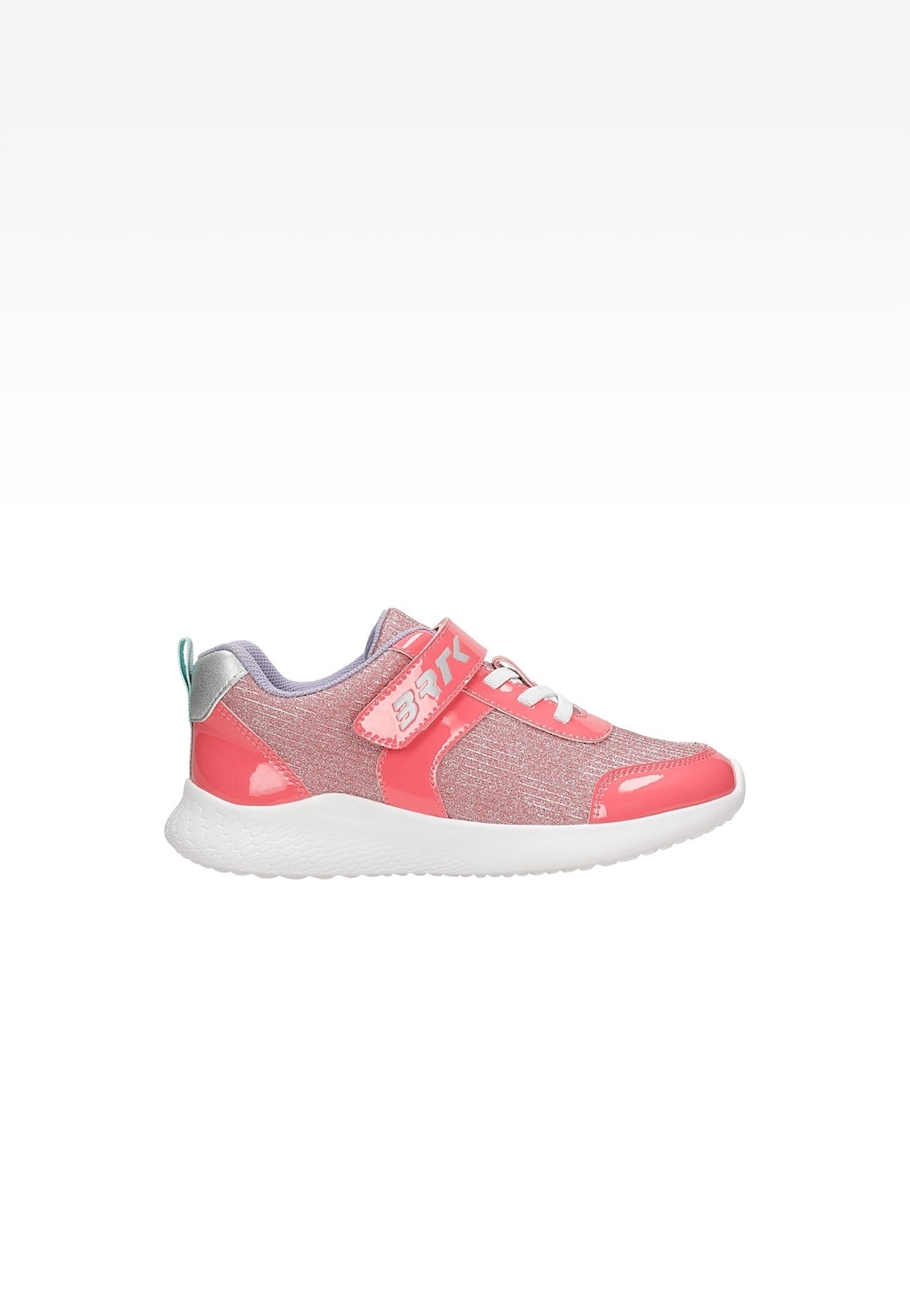BARTEK růžové tenisky pro dívky s lesklým materiálem 87005-15 Widok 1