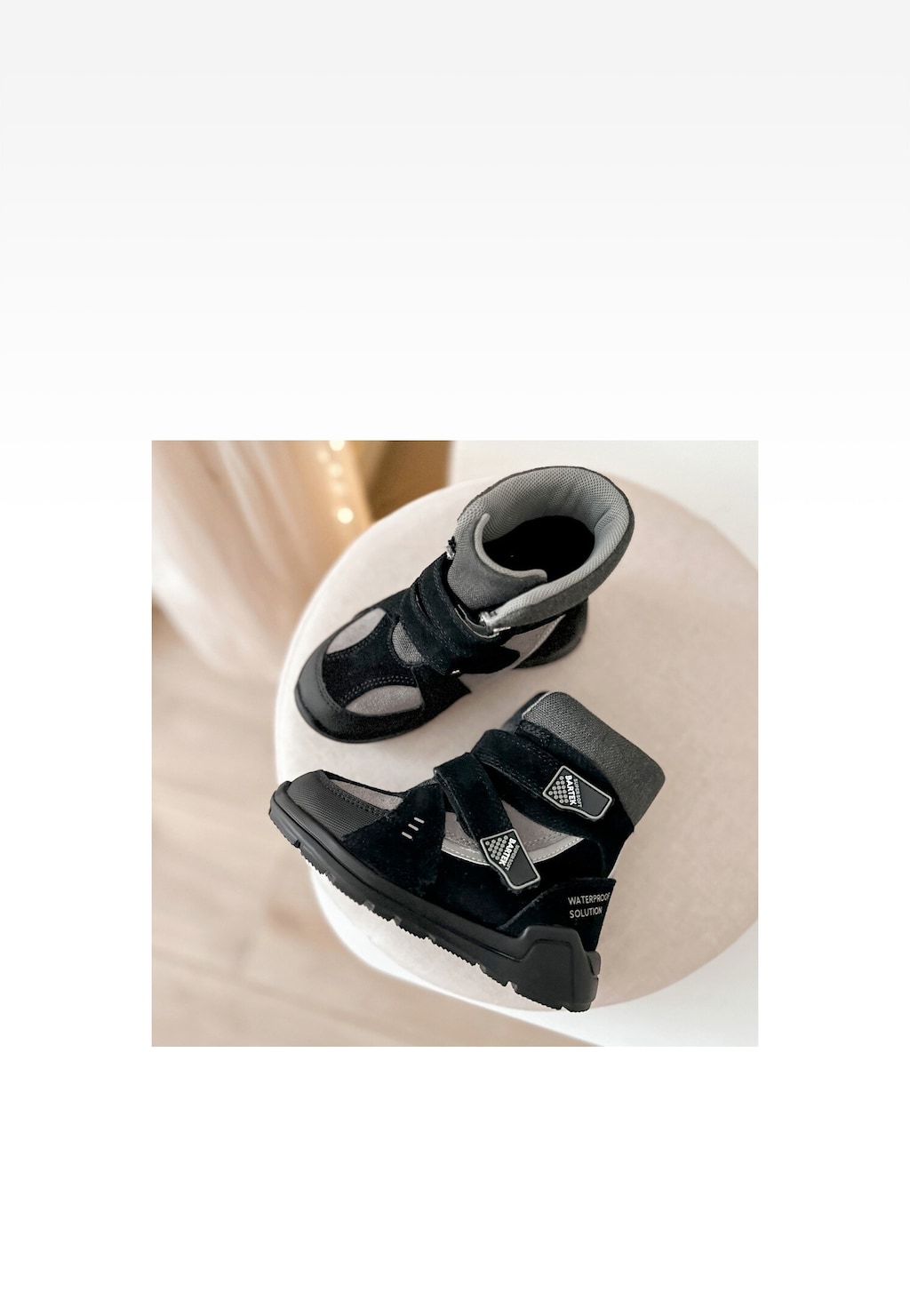 Kotníkové boty BARTEK 88006-71, černo-šedé Widok 8